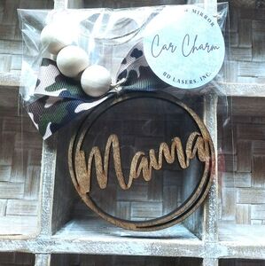 "Mama - Camo Print" Car Charm